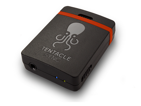 This is the picture of our brand new Tentacle Sync E - Smart Timecode Generator with Bluetooth Connectivity - Syncing Simplicity