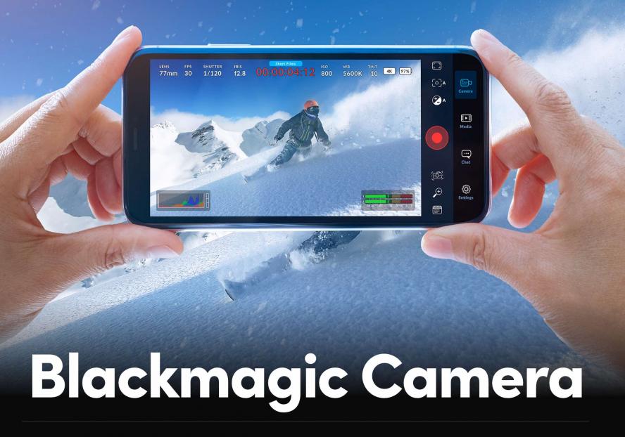 Blackmagic Camera App with Tentacle Timecode 